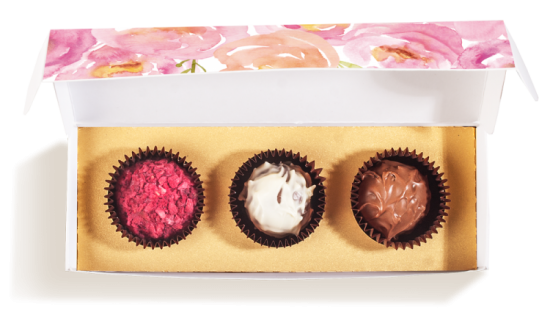Весенняя коллекция 2018, Т1324. Нежность. Шоколадный презент (3 конфеты). арт. Т1324 Весенняя коллекция 2018, Т1324. Нежность. Шоколадный презент (3 конфеты). арт. Т1324