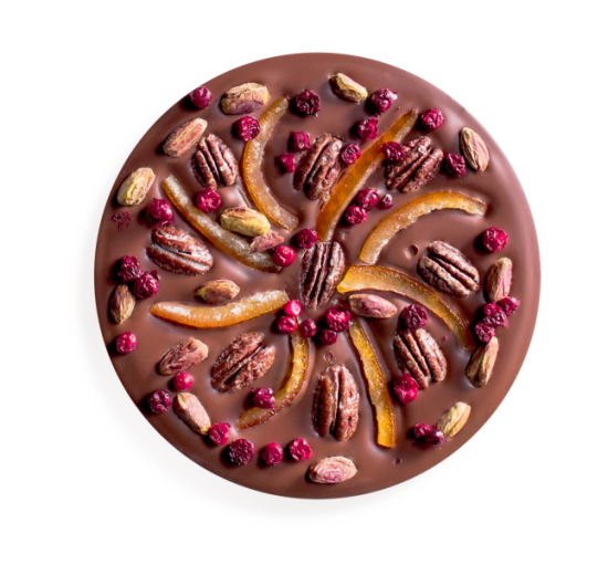 Новогодняя коллекция 2019, T745.Шоколадная пицца 250 г (бежевая) арт. Т745 Новогодняя коллекция 2019, T745.Шоколадная пицца 250 г (бежевая) арт. Т745