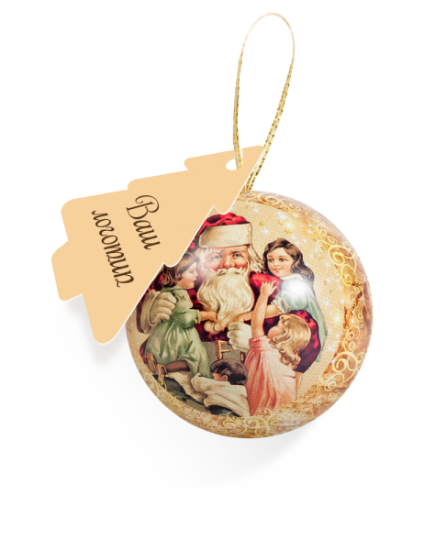 Новогодняя коллекция 2020, Набор конфет в елочной игрушке, 115 г (красный жестяной шар) Новогодняя коллекция 2020, Набор конфет в елочной игрушке, 115 г (красный жестяной шар)