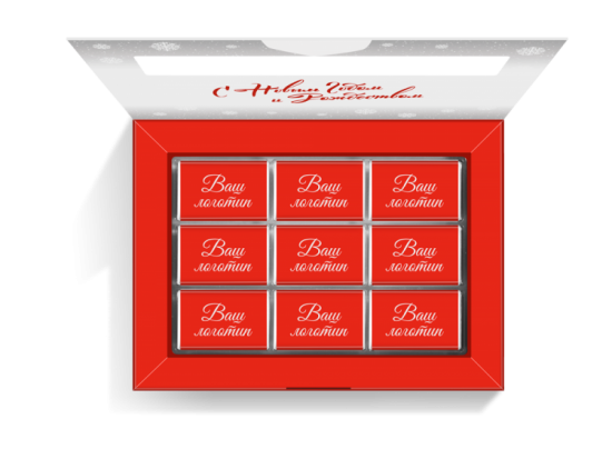 Новогодняя коллекция 2020, Набор шоколада, Портфолио с окном 81 г арт. Т1844 Новогодняя коллекция 2020, Набор шоколада, Портфолио с окном 81 г арт. Т1844