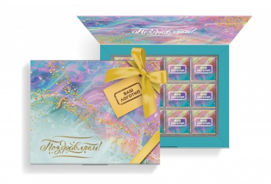 Шоколадные подарки на Новый Год 2021, Набор шоколада, Портфолио 60 г арт. Т2805 Шоколадные подарки на Новый Год 2021, Набор шоколада, Портфолио 60 г арт. Т2805