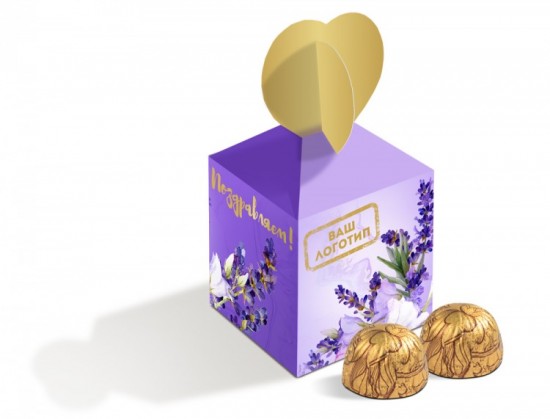 Шоколадные подарки на Новый Год 2021, Набор конфет, Куб 100 г арт. Т2749 Шоколадные подарки на Новый Год 2021, Набор конфет, Куб 100 г арт. Т2749