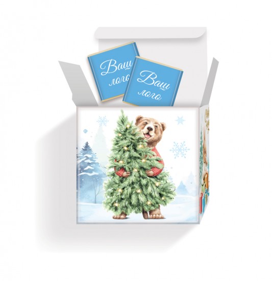 Подарочные наборы, Набор шоколада Куб, 100г арт. Т3816 Подарочные наборы, Набор шоколада Куб, 100г арт. Т3816